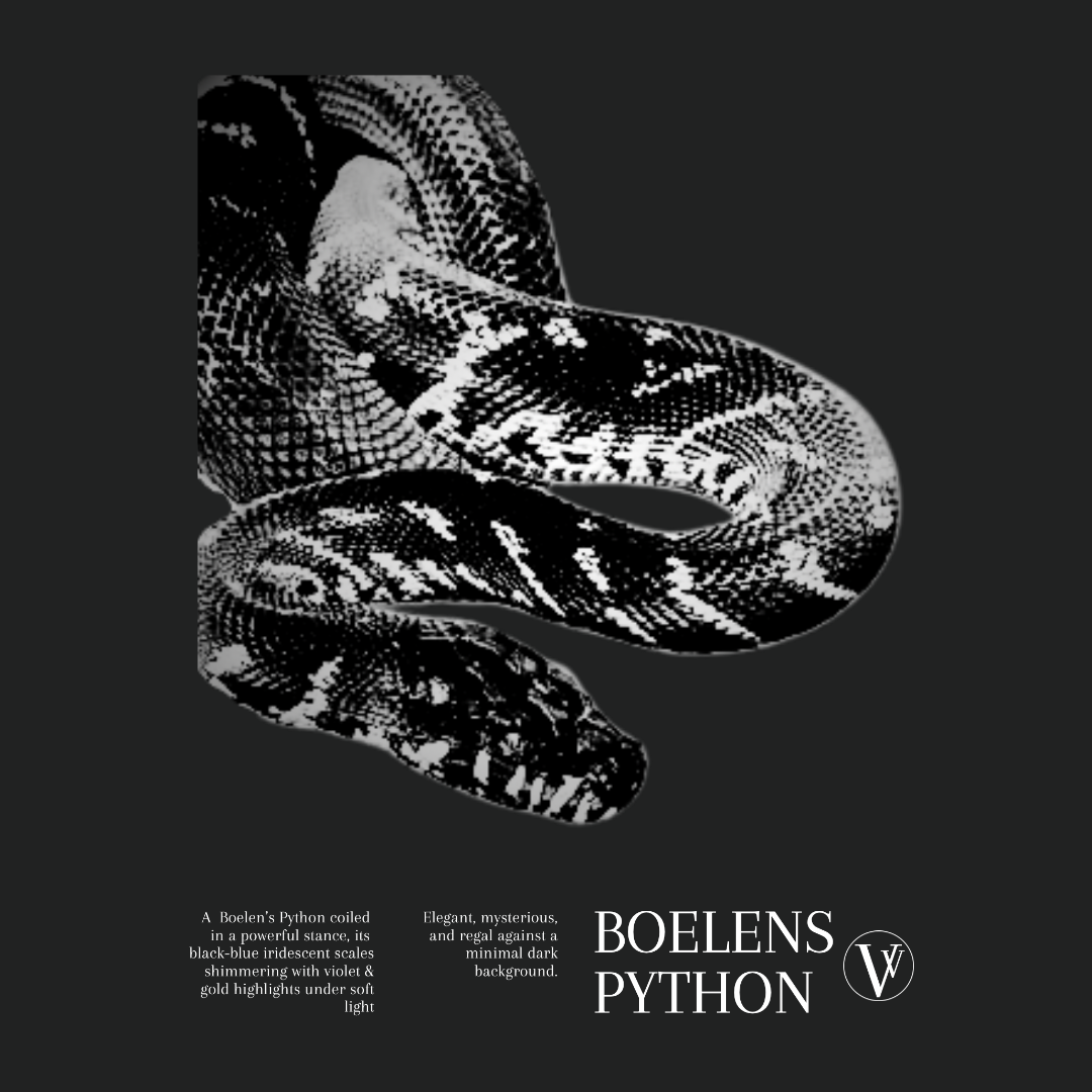 Boelens Python | Noir T-Shirt