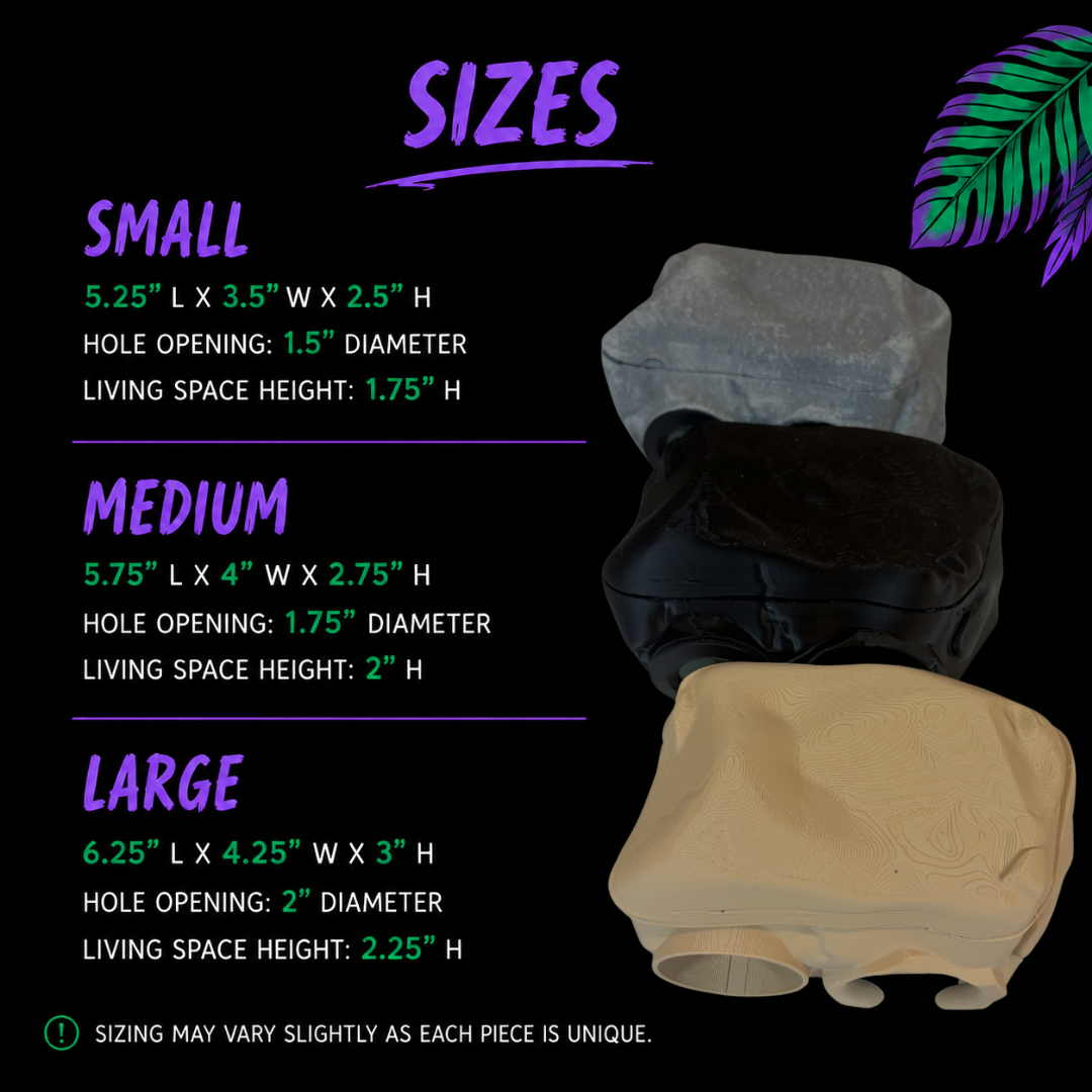 Humid Hide – Built-In Hygrometer, Thermometer & Humidity Control System