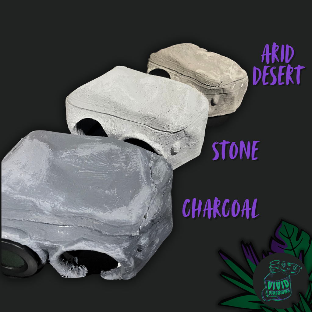 Functional Reptile Humid Hide With Hydrometer + Thermometer