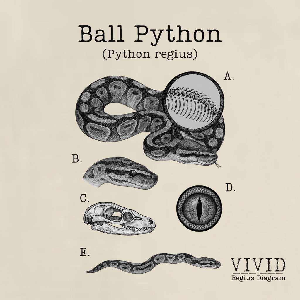 Ball Python | Anatomical Diagram Tee